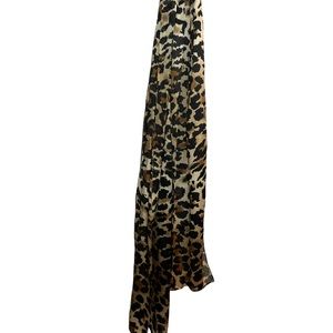 Sheer animal print scarf. EUC.         CB36